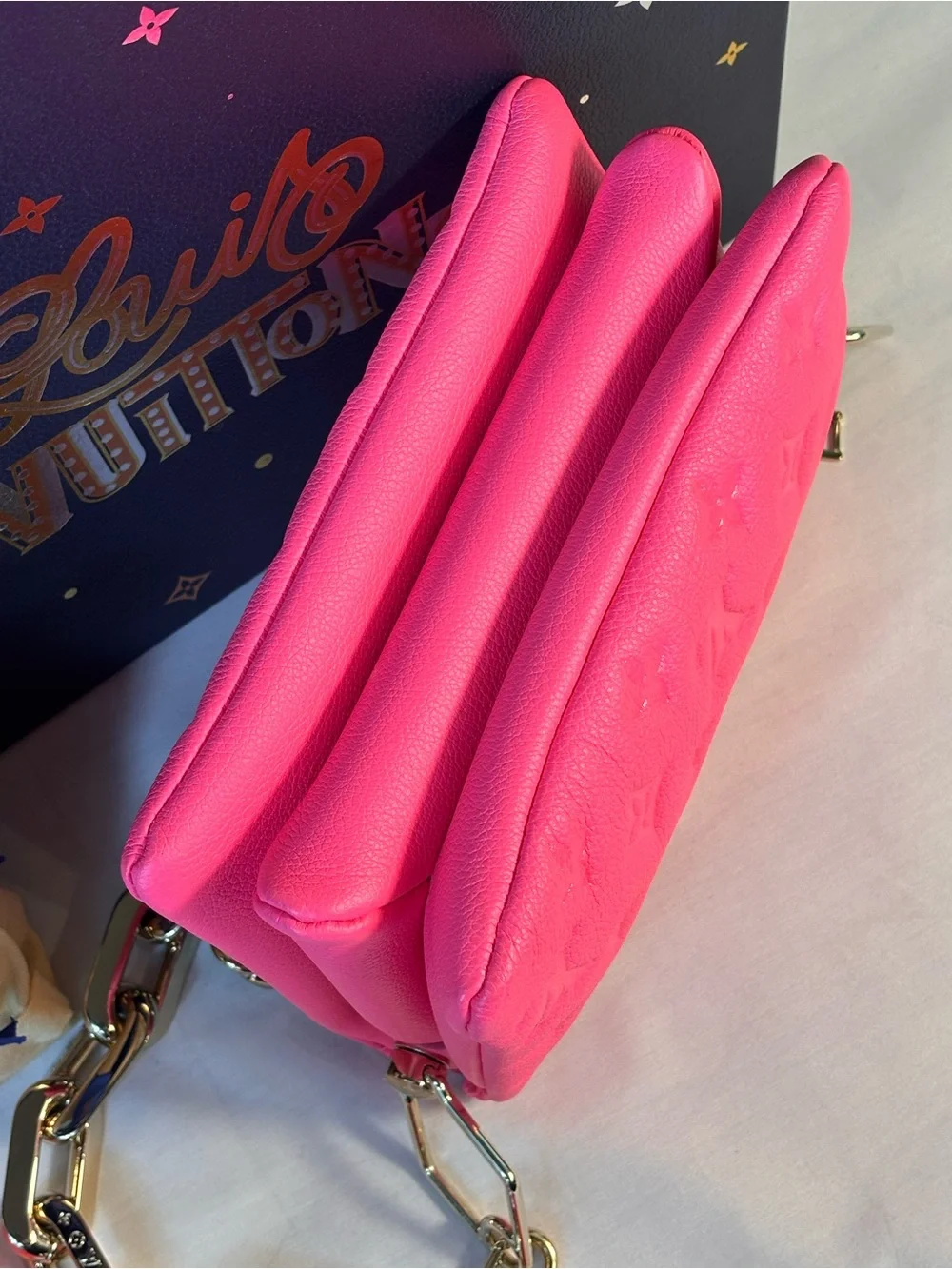 Louis Vuitton Coussin BB Rose Fluo
